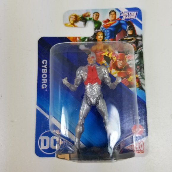 7pc Justice League Action figures cake decoration set 2 3/4" + or - - Picture 8 of 8